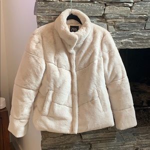Zara plush jacket